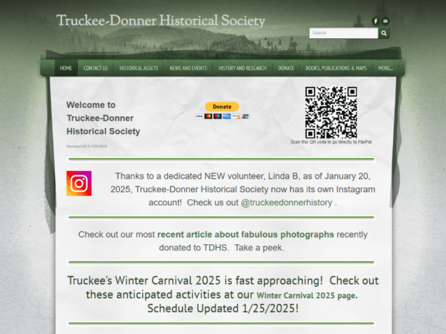 Truckee Donner Historical Society Inc