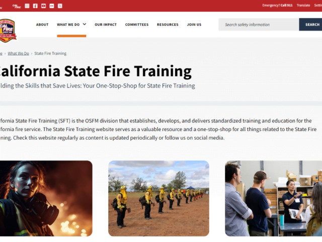 California State Fire Training