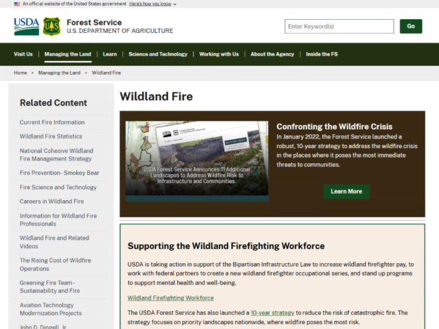 Wildland Fire US Forest Service