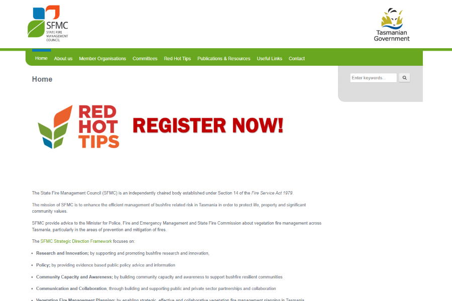 State Fire Management Council